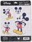 Disney Mickey Mouse Classic Adhesive Vinyl Decals - Fun Set of Mickey Mouse Stickers